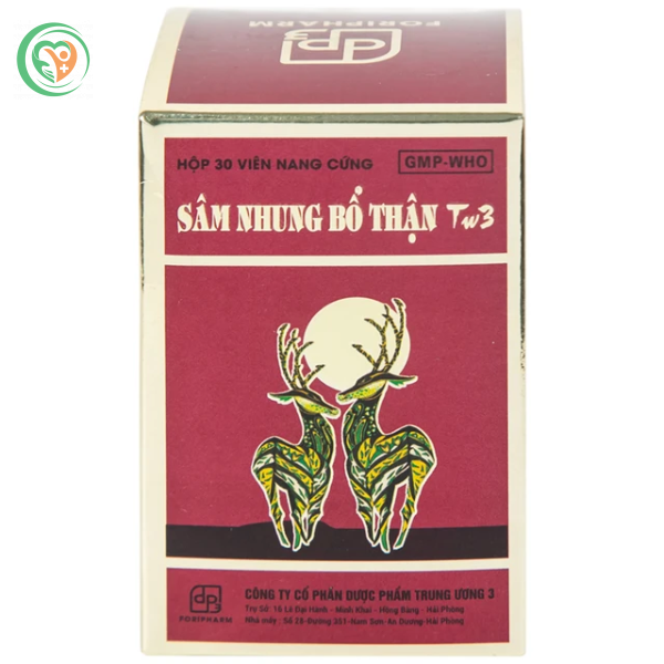 Sâm Nhung Bổ Thận TW3 dưỡng huyết tư âm, bổ thận, cố tinh (Hộp 30 viên) - Ảnh 2