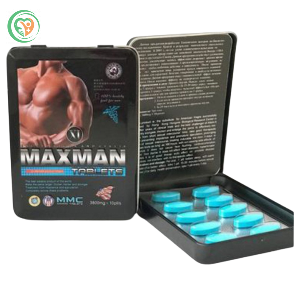 Viên uống Maxman tăng cường sinh lý nam (Hộp 1 vỉ x 10 viên) - Ảnh 2