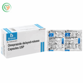 Thuốc Omeprazole Delayed-Release Capsules USP 20mg trị loét dạ dày, tá tràng