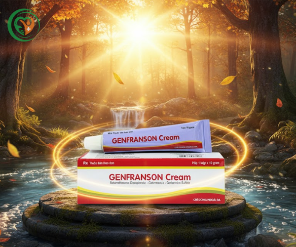 Thuốc bôi Genfranson cream điều trị bệnh lý viên da cơ địa (Tuýp 10g)