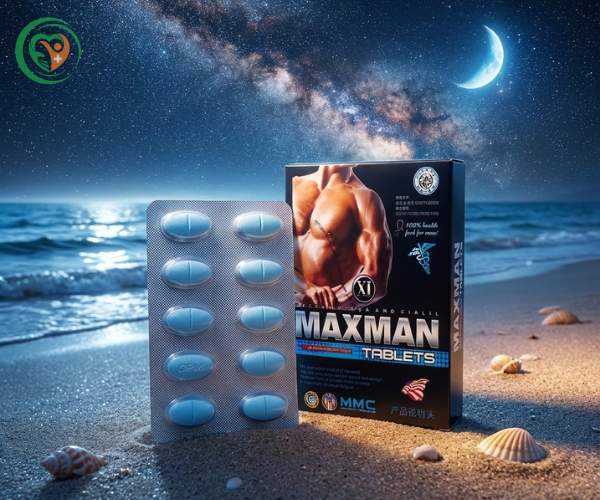 Viên uống Maxman tăng cường sinh lý nam (Hộp 1 vỉ x 10 viên)
