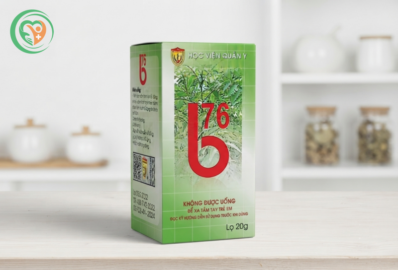 Thuốc bỏng quân đội B76 Học viện Quân Y điều trị vết bỏng và tổn thương da (Hộp 1 lọ 20g)