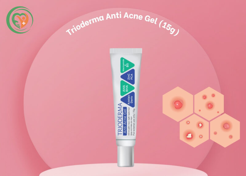 Gel chấm mụn Trioderma Anti Acne Gel cho mụn viêm nhẹ