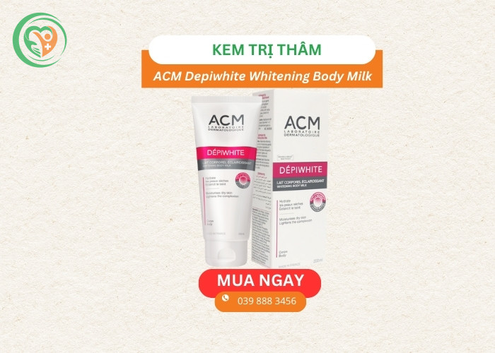 ACM Depiwhite Whitening Body Milk - Sữa dưỡng thể làm mờ thâm sạm và đều màu da
