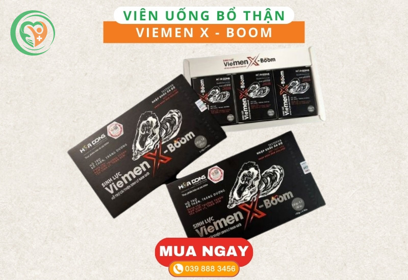 Viên uống sinh lực Viemen X – Boom hỗ trợ tráng dương