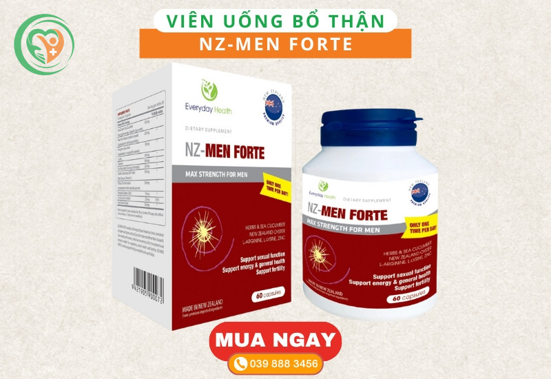 Viên uống NZ-MEN FORTE Everyday Health hỗ trợ tăng cường sinh lý nam