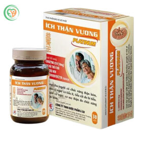 Viên uống Ích Thận Vương Platinum tăng cường chức năng thận và hỗ trợ lợi tiểu (Hộp 30 viên)