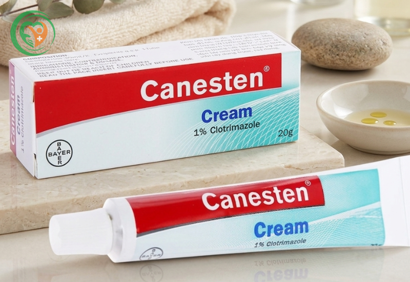 Kem bôi Canesten Cream 1% điều trị các bệnh nhiễm nấm ngoài da (Tuýp 20g)