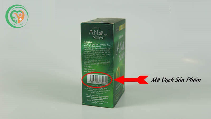 Mã vạch sản phẩm giảm cân An Nhiên