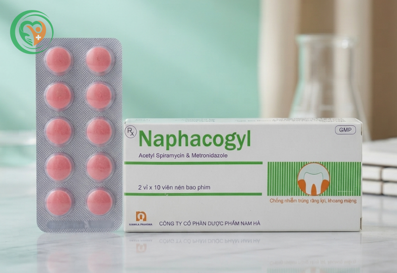 Thuốc Naphacogyl Nam Hà điều trị và phòng ngừa các nhiễm trùng răng miệng (20 viên)