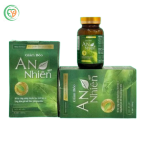 Viên giảm cân An Nhiên​ hỗ trợ quá trình chuyển hoá chất béo, phân giải mỡ thừa (Hộp 40 viên)