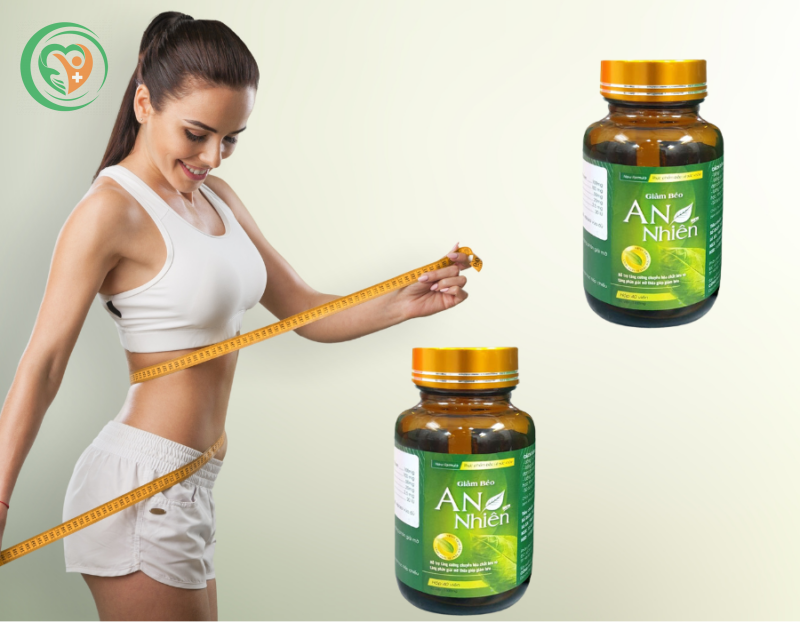 Viên giảm cân An Nhiên​ hỗ trợ quá trình chuyển hoá chất béo, phân giải mỡ thừa (Hộp 40 viên)