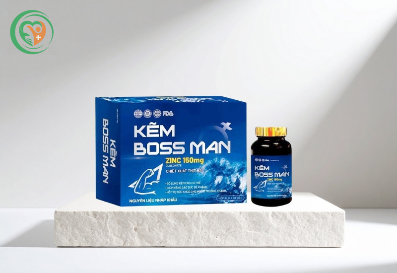 Viên uống Boss Man Tre Việt bổ sung kẽm tăng đề kháng