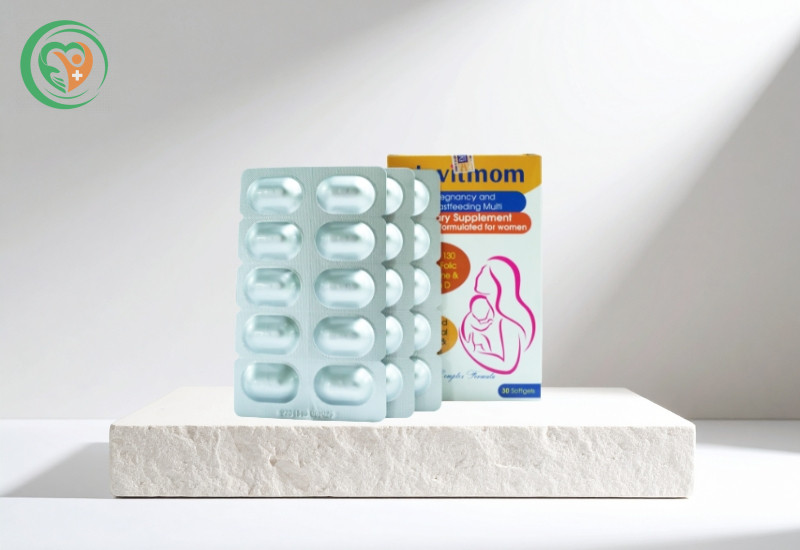 Viên uống Elevitmom bổ sung vitamin, DHA & EPA cho mẹ bầu và sau sinh (Hộp 30 viên) 