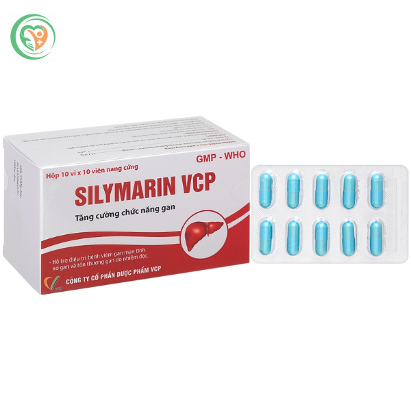 Thuốc Silymarin VCP 140mg hỗ trợ điều trị bệnh viêm gan mạn tính, xơ ganThuốc Silymarin VCP 140mg hỗ trợ điều trị bệnh viêm gan mạn tính, xơ gan