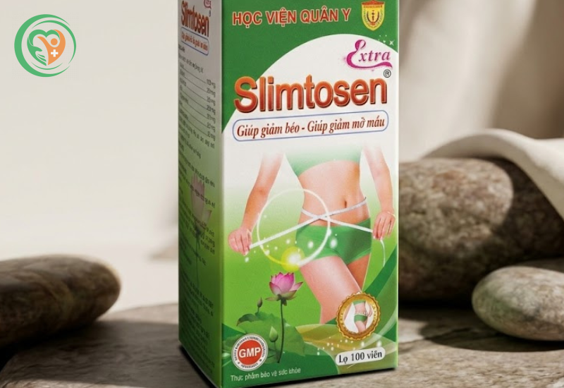 SLIMTOSEN EXTRA hỗ trợ giảm mỡ máu, giảm béo (Hộp 100 viên)