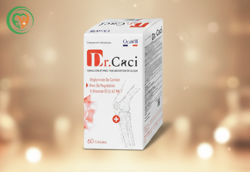 Viên uống Dr. Caci Ocavill giúp xương và răng chắc khỏe, giảm nguy cơ loãng xương (60 viên)