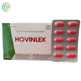 Thuốc Hovinlex bổ sung vitamin nhóm B cho cơ thể, giúp phòng ngừa và điều trị tình trạng viêm dây thần kinh (Hộp 10 vỉ x 10 viên)