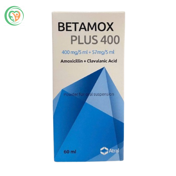 Thuốc Betamox Plus 400 điều trị nhiễm khuẩn mức độ nhẹ đến nặng cho trẻ em ( Hộp 1 chai 60ml)
