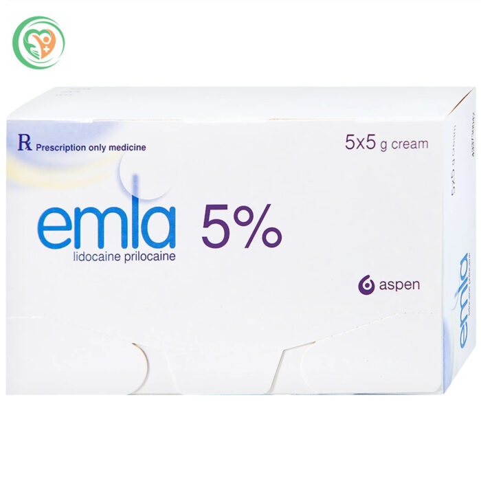 Thuốc Emla 5% Aspen gây tê bề mặt da (Tuýp x 5g)