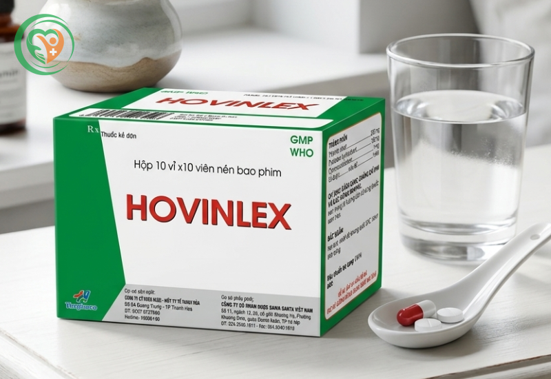 Thuốc Hovinlex bổ sung vitamin nhóm B cho cơ thể, giúp phòng ngừa và điều trị tình trạng viêm dây thần kinh (Hộp 10 vỉ x 10 viên)