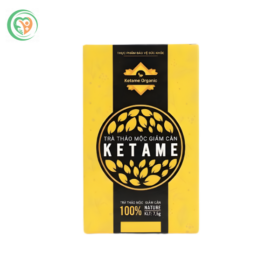 Trà thảo mộc giảm cân KETAME hỗ trợ thanh lọc cơ thể và đốt cháy mỡ thừa (Hộp 150g)