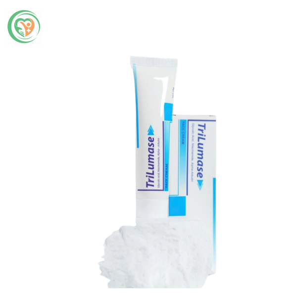 Tuýp kem mờ nám TRILUMASE hàng Thụy Sĩ hổ trợ làm mờ nám, thâm, sạm (Tuýp 25g)