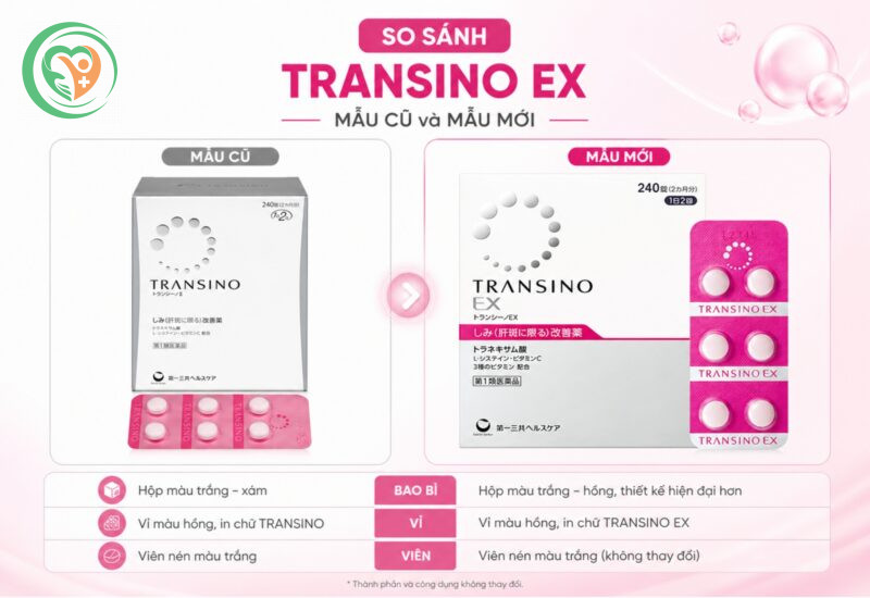 Viên uống trị nám Transino EX của Nhật Bản (Hộp 240 viên)