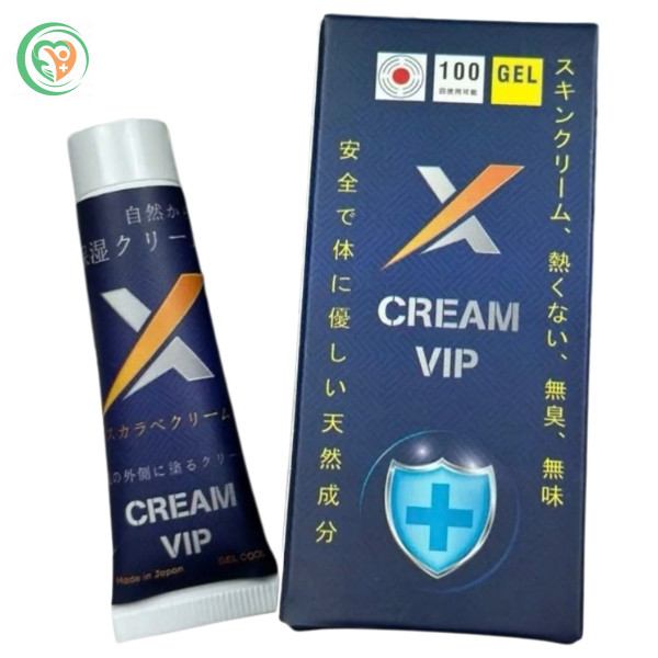 Gel bôi trơn Cream Vip giúp bôi trơn và giảm ma sát khi quan hệ (Hộp 1 tuýp 15g)