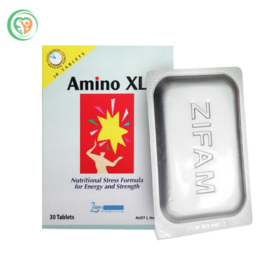 Thuốc Amino XL cung cấp các acid amin và tổng hợp protein cho cơ thể (Hộp 3 vỉ x 10 viên)