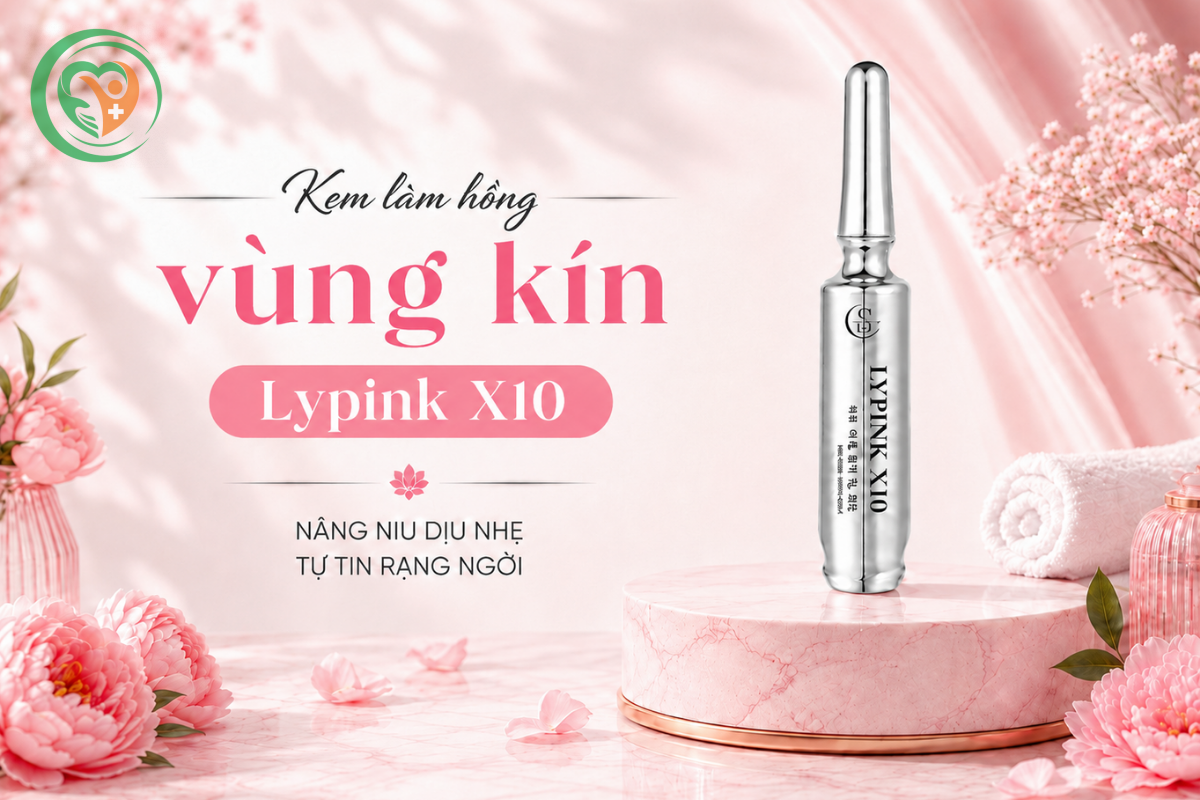 Kem dưỡng Lypink X10 làm hồng nhũ hoa và vùng kín