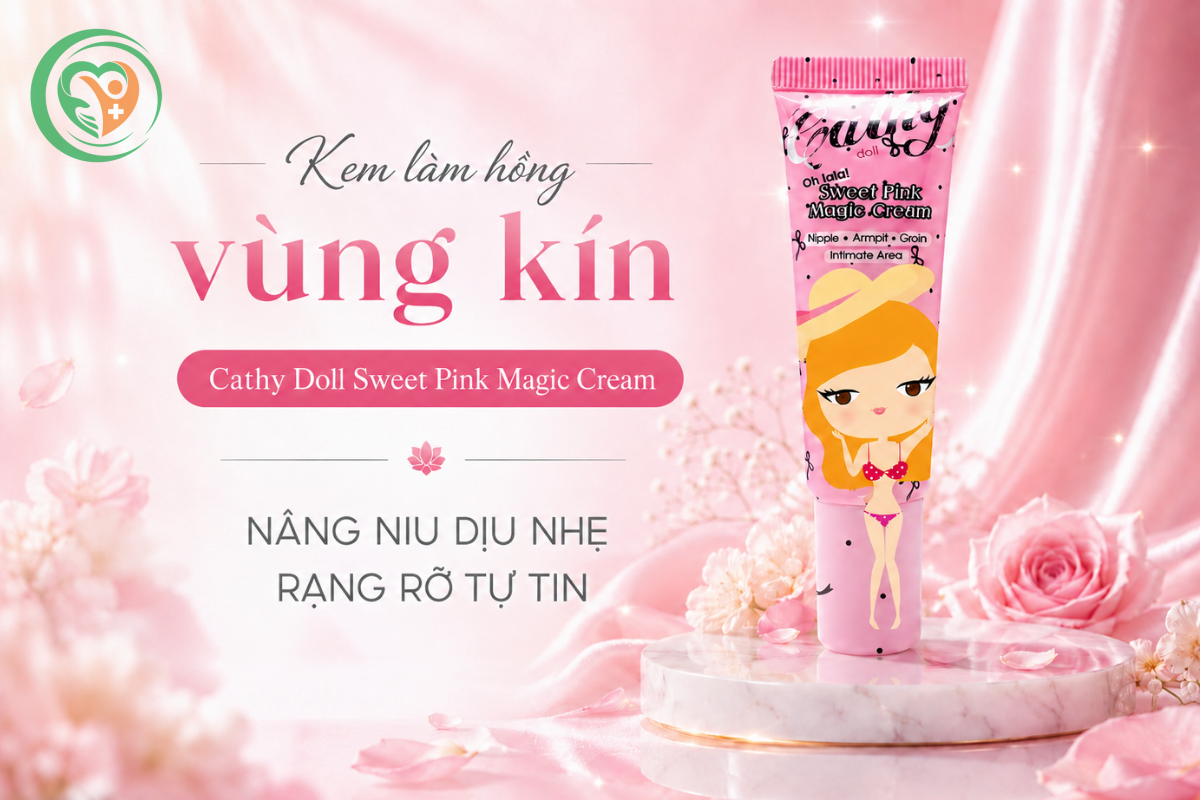 Kem làm hồng vùng kín Cathy Doll Sweet Pink Magic Cream