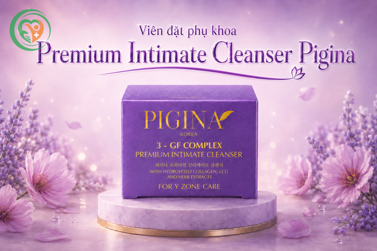 Viên đặt phụ khoa Premium Intimate Cleanser Pigina