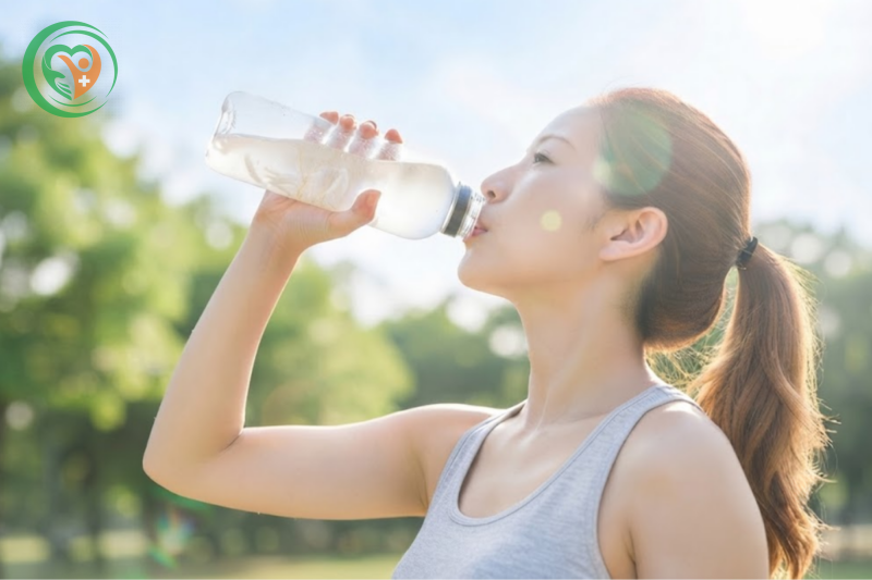 Cách uống nước dừa giảm mỡ bụng​