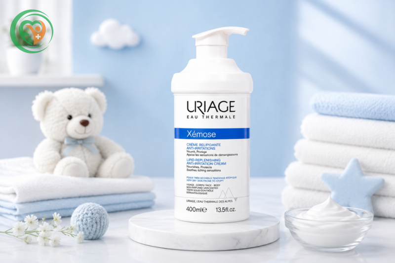 Kem dưỡng Uriage Xémose Crème Relipidante Anti-Irritations cho da khô, viêm da cơ địa, chàm
