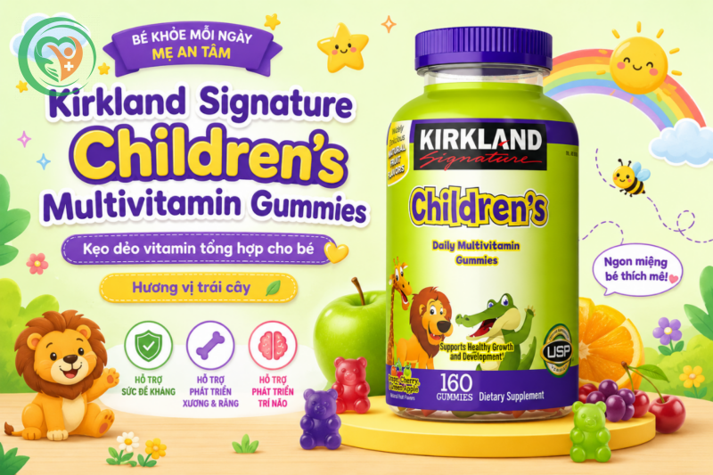 Kẹo dẻo vitamin cho bé Kirkland Signature Children's Multivitamin Gummies