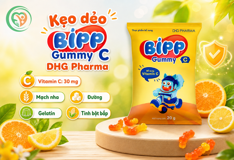 Kẹo dẻo Bipp Gummy C DHG Pharma