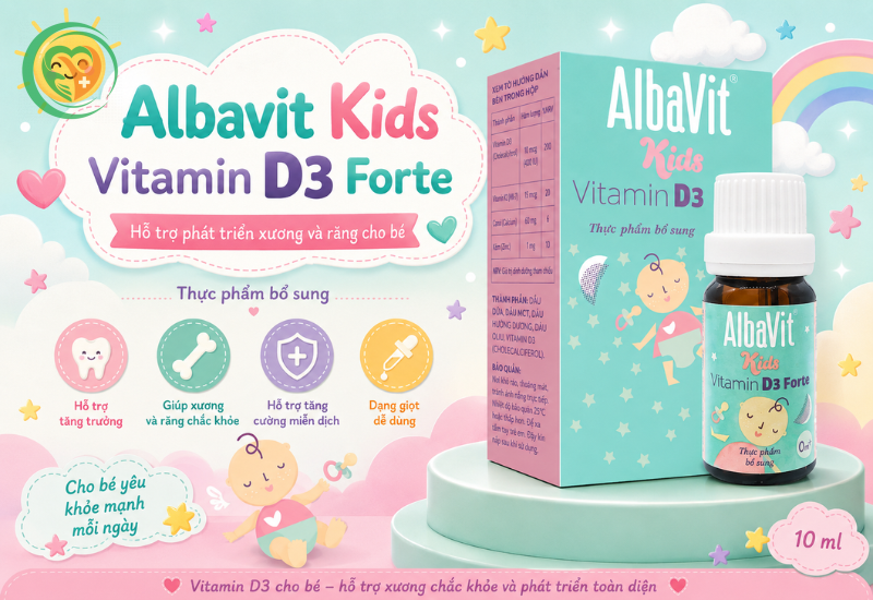 Albavit Kids Vitamin D3 Forte
