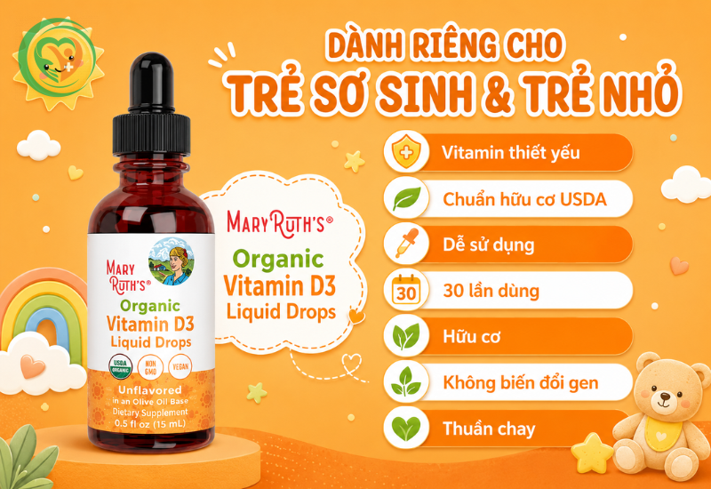 MaryRuth's Organic Vitamin D3 Liquid Drops