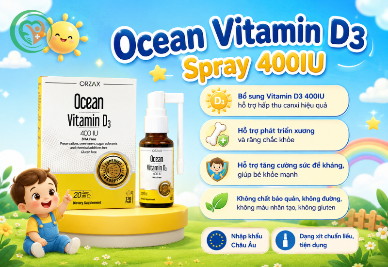 Ocean Vitamin D3 Spray 400IU