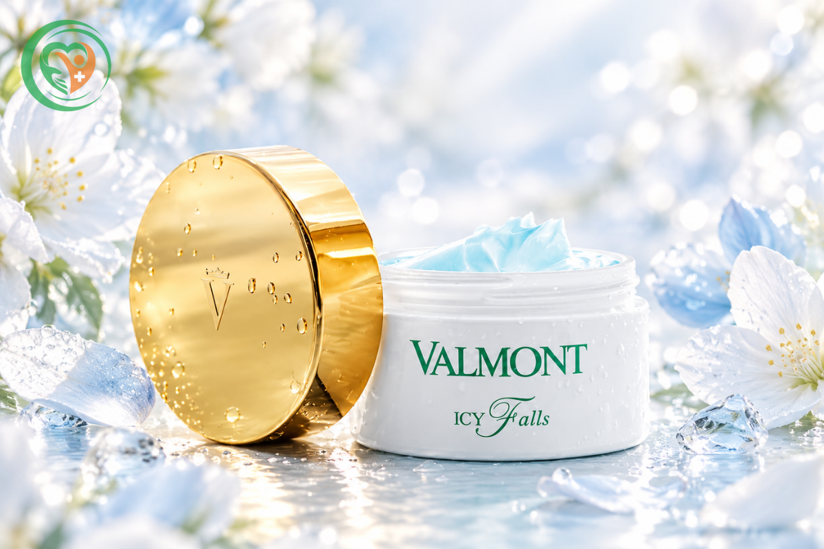 Gel tẩy trang Icy Falls Valmont làm sạch, hỗ trợ cân bằng da (Hũ 100ml)