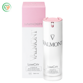 Kem chống nắng LumiCity SPF 50 Valmont hỗ trợ làm sáng đều màu và bảo vệ da (Chai 30ml)
