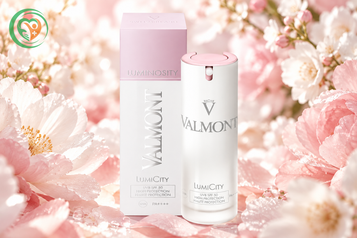Kem chống nắng LumiCity SPF 50 Valmont hỗ trợ làm sáng đều màu và bảo vệ da (Chai 30ml)