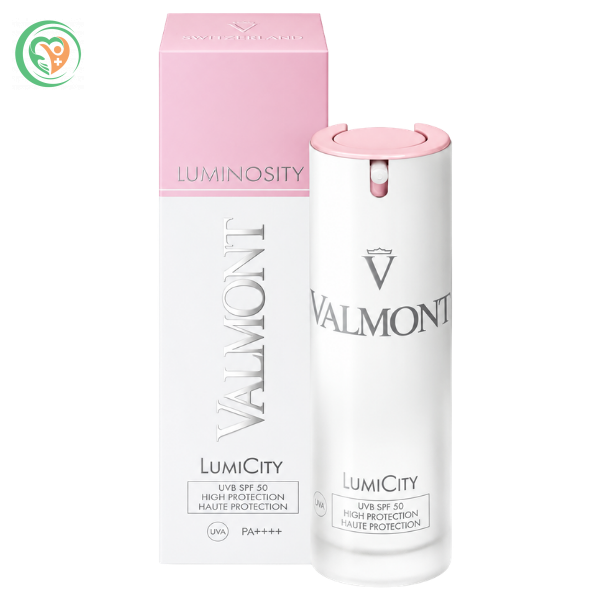 Kem chống nắng LumiCity SPF 50 Valmont hỗ trợ làm sáng đều màu và bảo vệ da (Chai 30ml)
