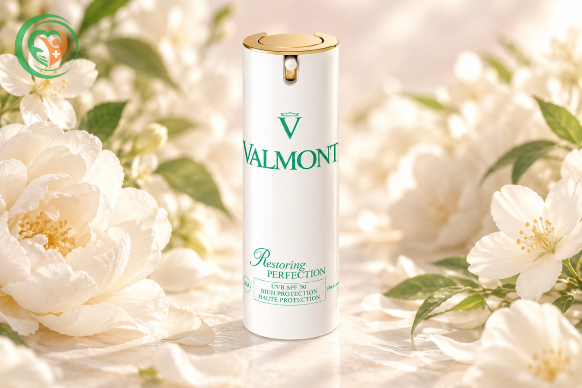 Kem chống nắng Restoring Perfection SPF 50 Valmont bảo vệ da, hỗ trợ chống lão hóa (Chai 30ml)