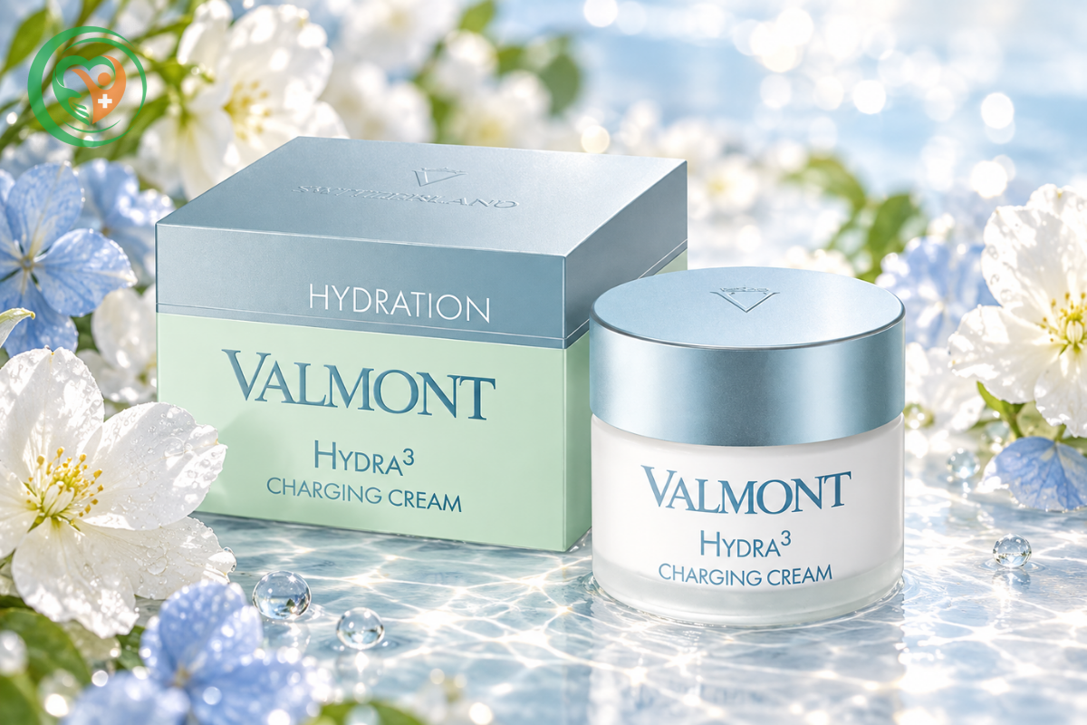 Kem dưỡng Hydra3 Charging Cream Valmont giúp da cấp ẩm, mềm mại (Hũ 50ml)