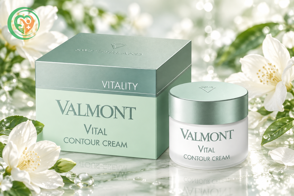 Kem dưỡng mắt Vital Contour Cream Valmont hỗ trợ giảm quầng thâm, làm mịn nếp nhăn (Hũ 15ml)