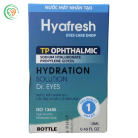 Dung dịch nhỏ mắt bôi trơn và phục hồi giác mạc Hyafresh (Lọ 13ml)