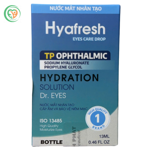 Dung dịch nhỏ mắt bôi trơn và phục hồi giác mạc Hyafresh (Lọ 13ml)