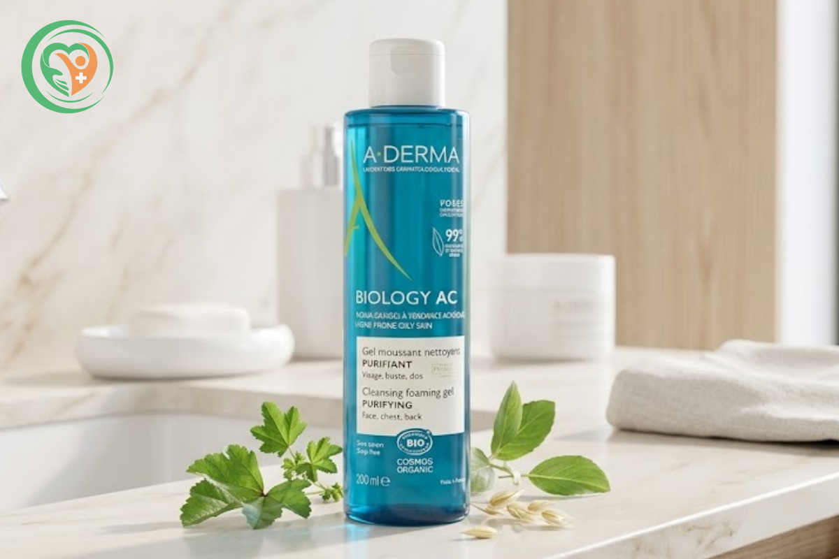 Gel Rửa Mặt Biology AC Purifying Cleansing Foaming Gel A-DERMA (Chai 200ml)